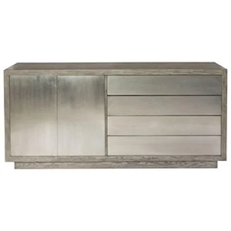 Buffet with Metal Drawer and Door Fronts
